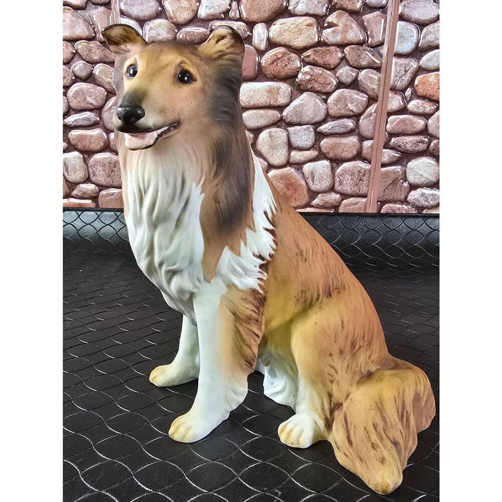 1986 HOMCO Mexico ~ Masterpiece Porcelain ~ COLLIE DOG Figurine